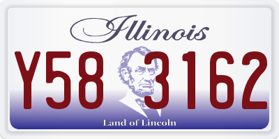 IL license plate Y583162