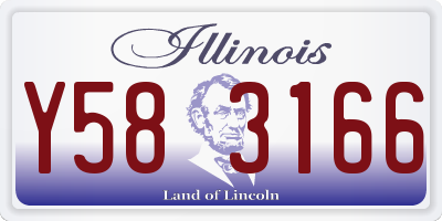 IL license plate Y583166