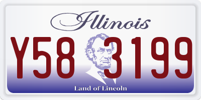 IL license plate Y583199