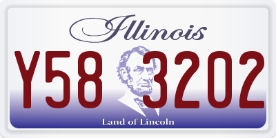 IL license plate Y583202