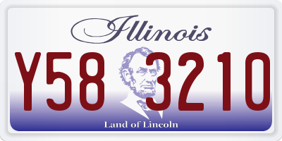 IL license plate Y583210