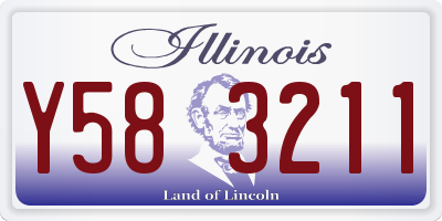 IL license plate Y583211