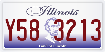 IL license plate Y583213