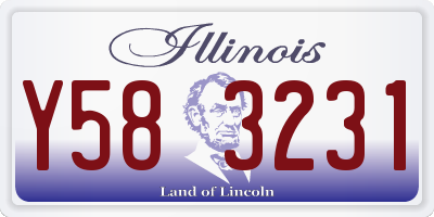 IL license plate Y583231