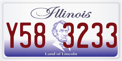 IL license plate Y583233