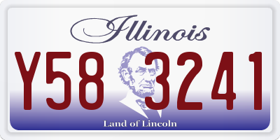 IL license plate Y583241