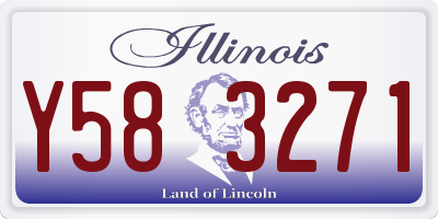 IL license plate Y583271