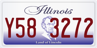 IL license plate Y583272