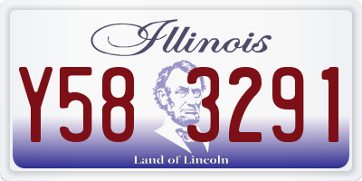 IL license plate Y583291