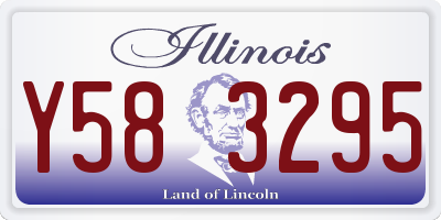 IL license plate Y583295