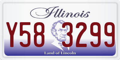 IL license plate Y583299