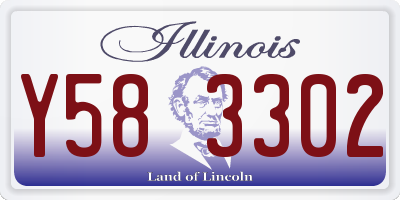 IL license plate Y583302