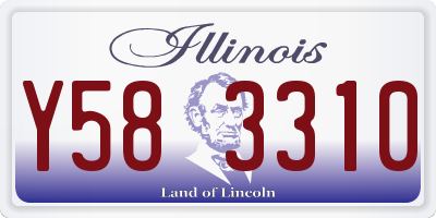 IL license plate Y583310