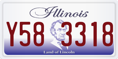 IL license plate Y583318