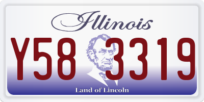 IL license plate Y583319