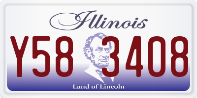 IL license plate Y583408