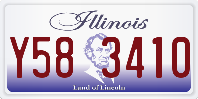 IL license plate Y583410