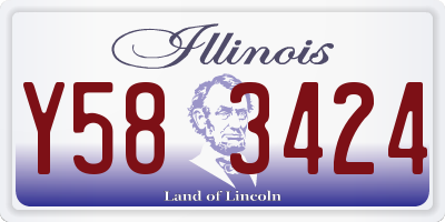 IL license plate Y583424