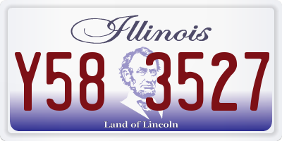 IL license plate Y583527