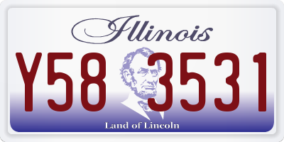 IL license plate Y583531