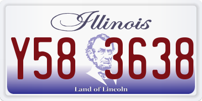 IL license plate Y583638