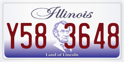 IL license plate Y583648