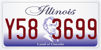 IL license plate Y583699