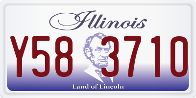 IL license plate Y583710