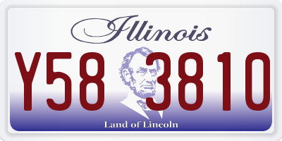 IL license plate Y583810