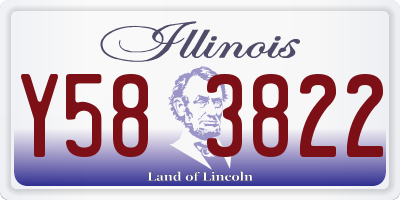 IL license plate Y583822