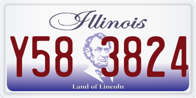 IL license plate Y583824