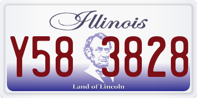 IL license plate Y583828