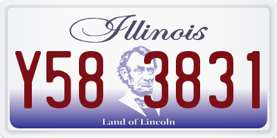 IL license plate Y583831