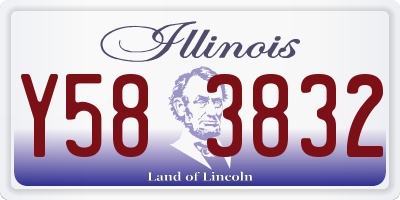 IL license plate Y583832
