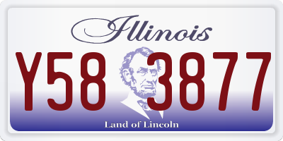 IL license plate Y583877