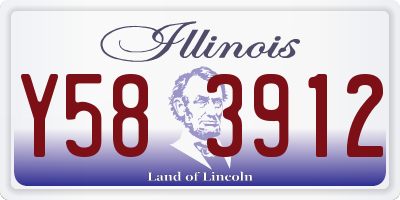 IL license plate Y583912