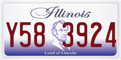 IL license plate Y583924