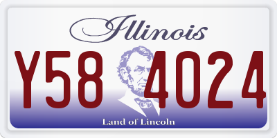 IL license plate Y584024
