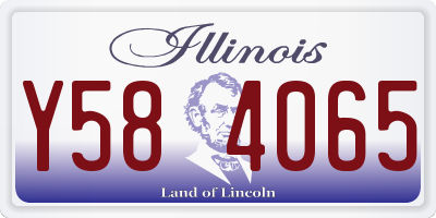 IL license plate Y584065