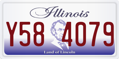 IL license plate Y584079