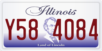 IL license plate Y584084