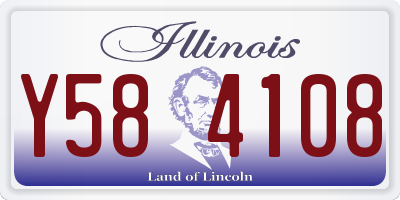 IL license plate Y584108