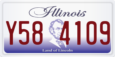 IL license plate Y584109