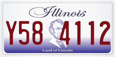 IL license plate Y584112