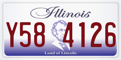 IL license plate Y584126