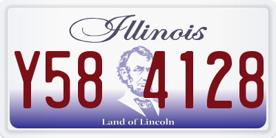 IL license plate Y584128