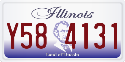 IL license plate Y584131