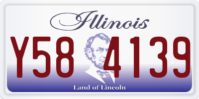 IL license plate Y584139