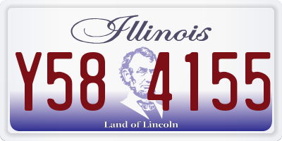 IL license plate Y584155