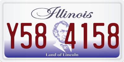 IL license plate Y584158